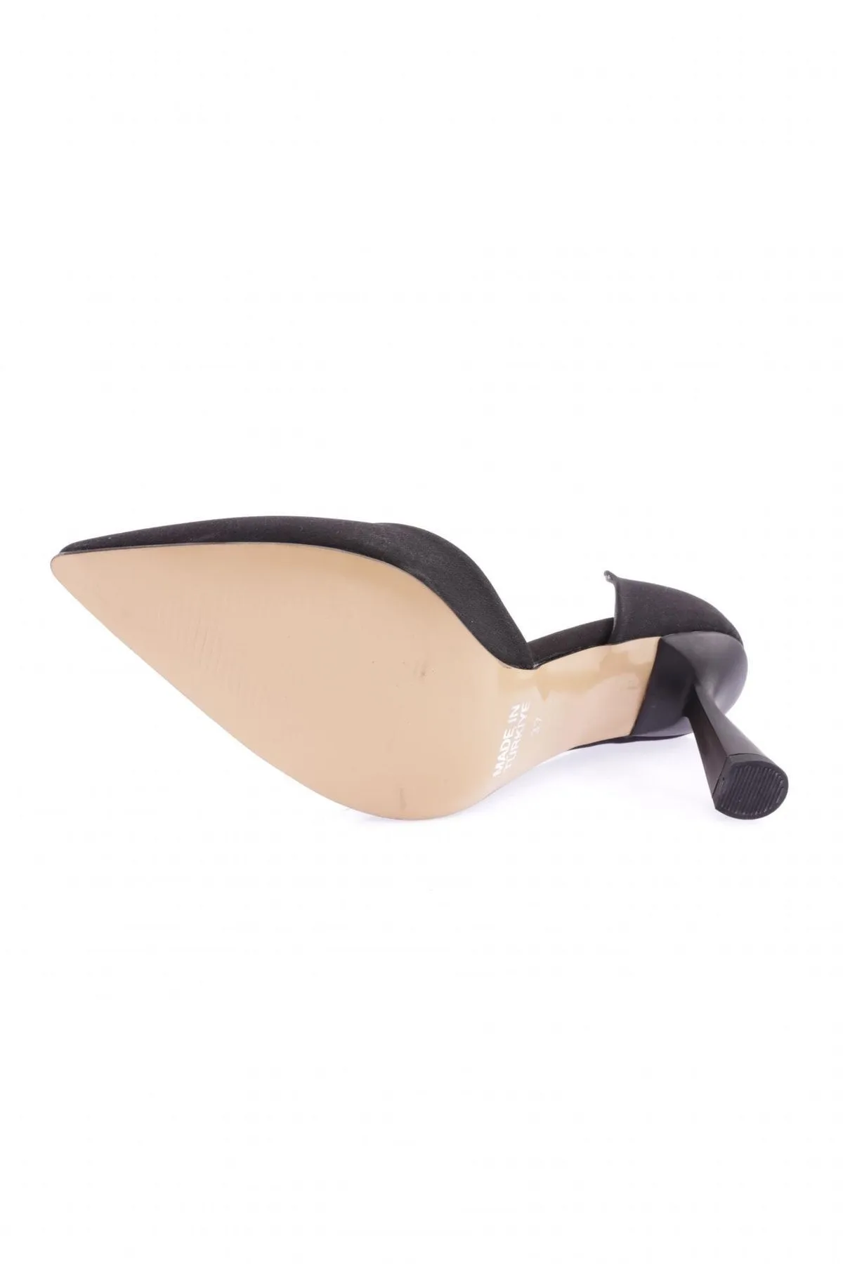 DGN  Schwarze Scuba-Schuhe für Damen mit dünnem Absatz - 1300-23y, spitze Zehenpartie
