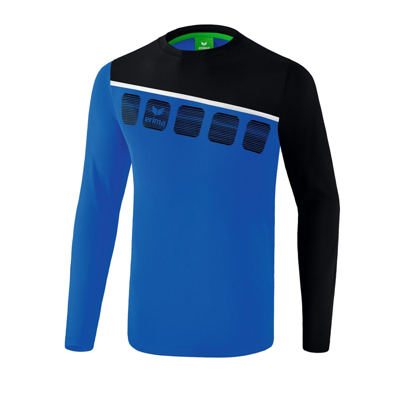 Erima 5-C Longsleeve Blau Schwarz