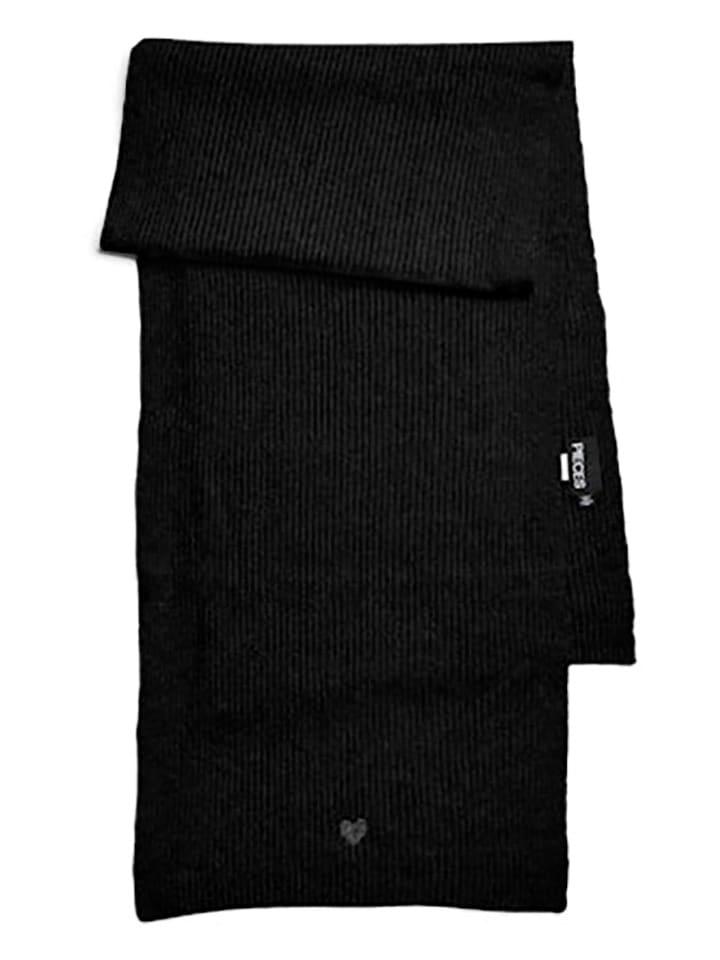 Pieces Schal in Schwarz - (L)190 x (B)40cm günstig kaufen onesize