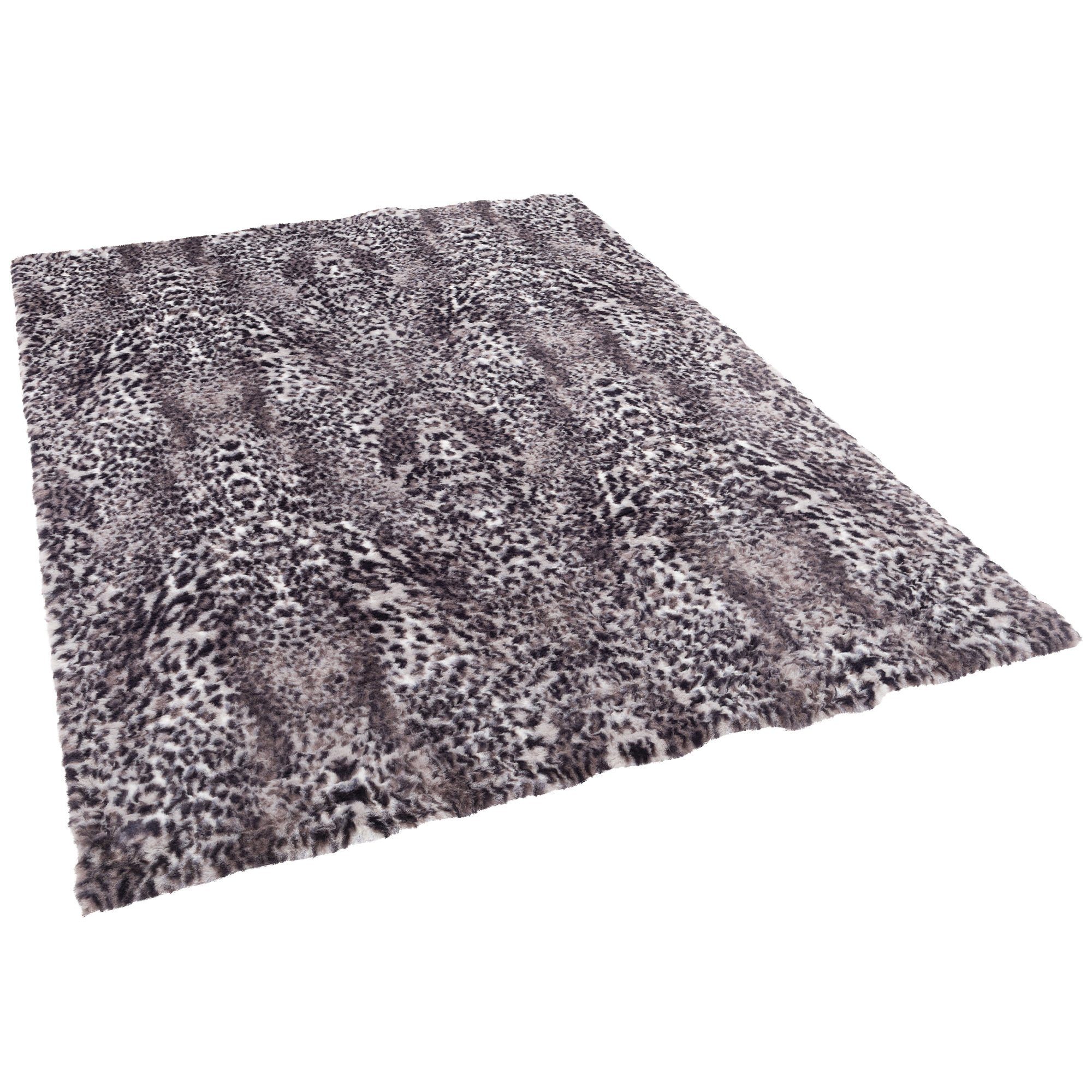 Fellteppich Luxus Super Soft Fellteppich Pearl Leopard, Pergamon, Rechteckig, Höhe: 19 mm