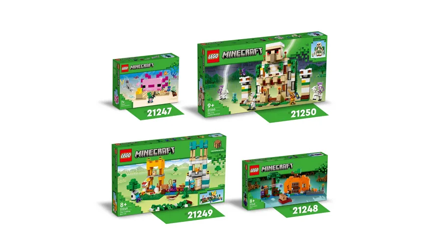 LEGO Minecraft 21248 Die Kürbisfarm, inklusive Haus und Steve-Figur