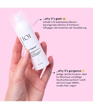 Geek & Gorgeous 101 A-Game - 5 0.05% Retinal Serum Gesichtsserum-30 ml