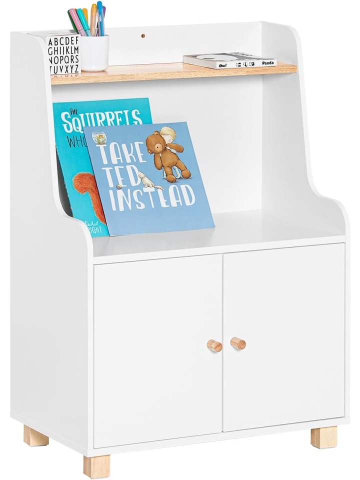 SoBuy Kinderregal in Weiß - (B)60 x (H)87 x (T)35cm günstig kaufen onesize