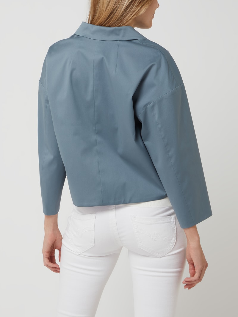 Blazer mit 1-Knopf-Verschluss in ozean blau