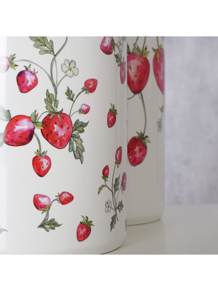 Boltze 2er-Set: Vorratsdosen in Rot/ Grün/ Weiß - (H)17 x Ø 12 cm günstig kaufen onesize