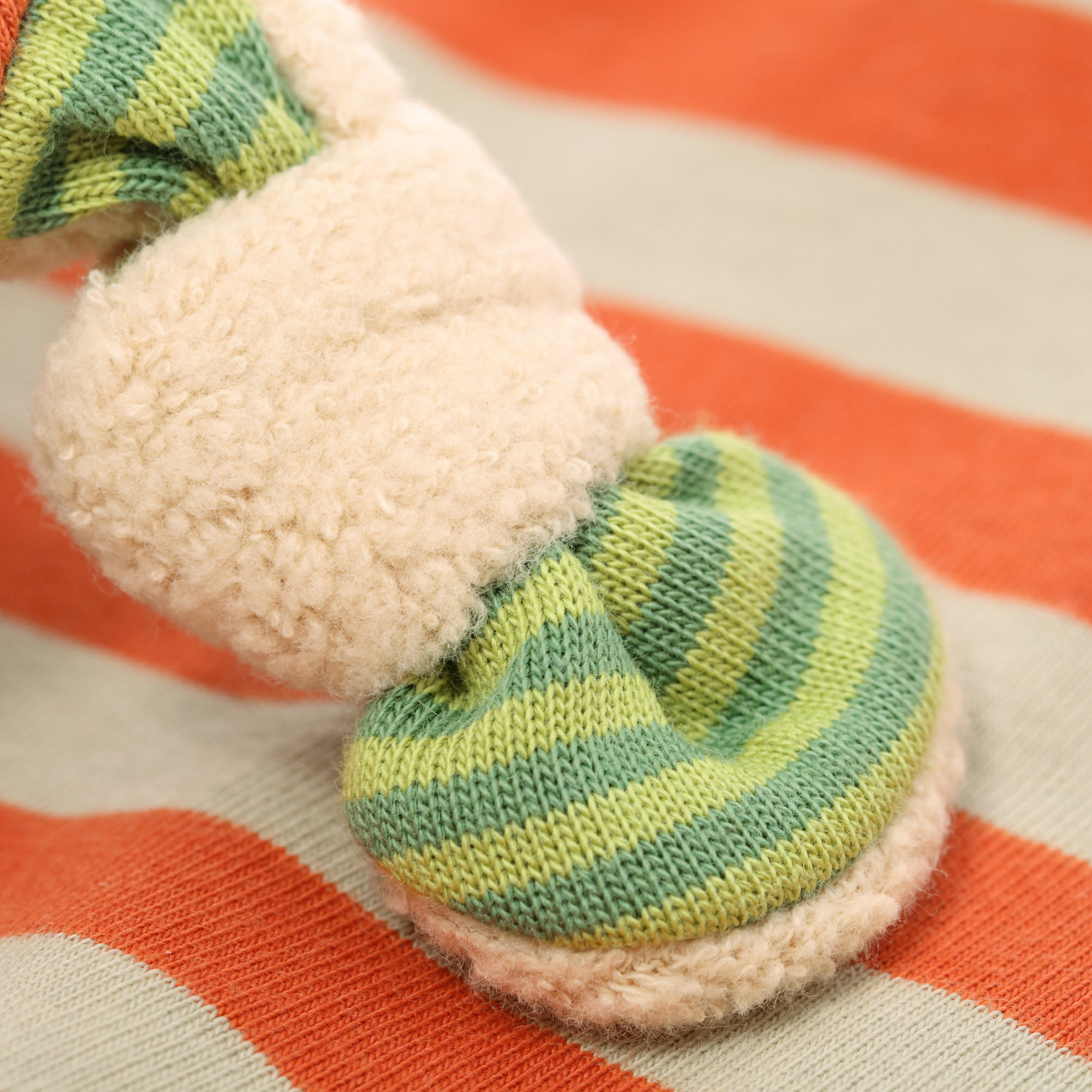 Schnuffeltuch Organic GREEN Hase