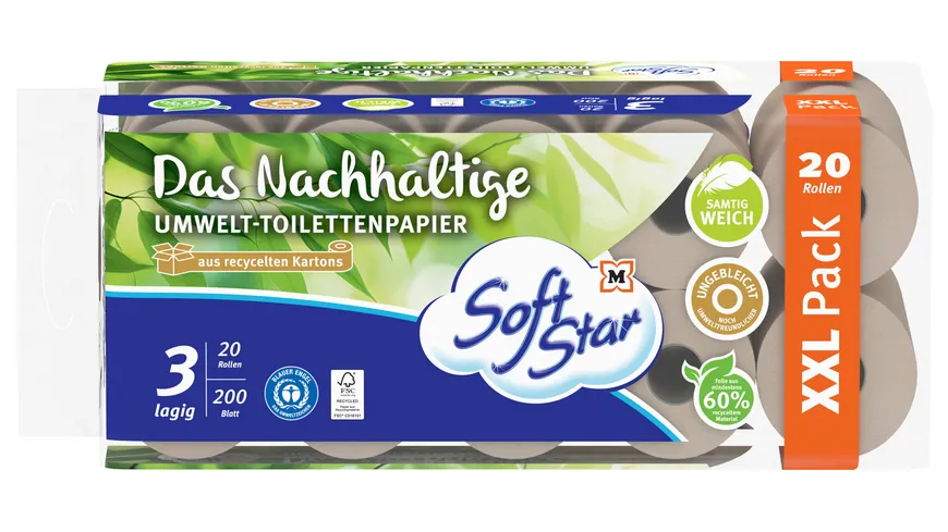 SoftStar Toilettenpapier Das Nachhaltige