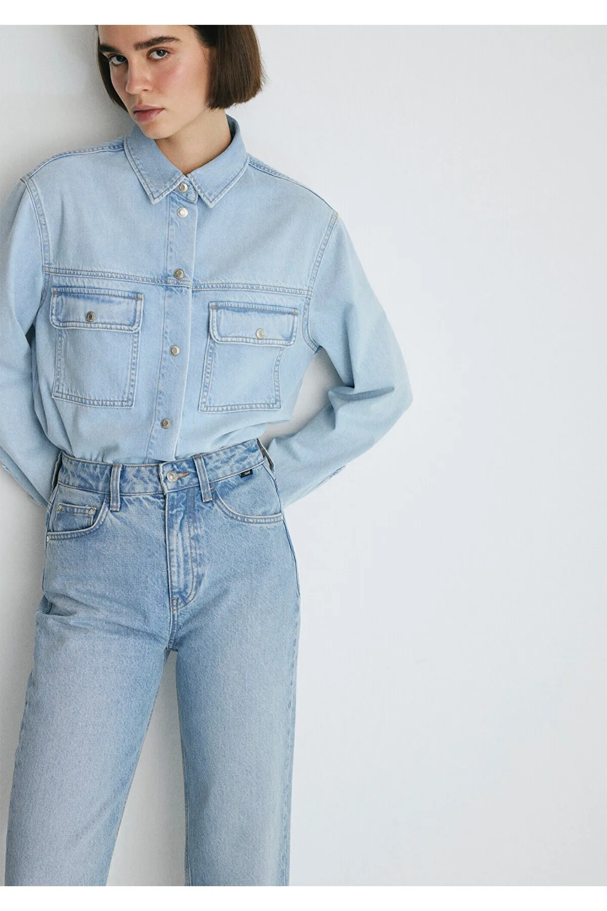 Mavi  Victoria All Blue - Schattierte Si Jean Indigohose 101072-34111