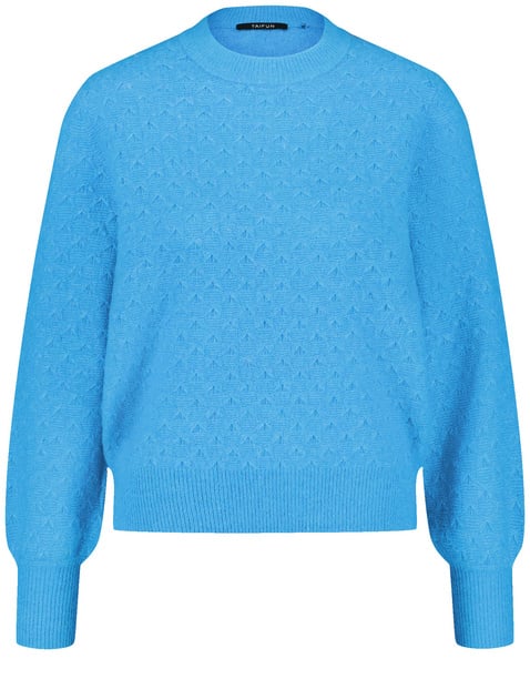 Pullover aus Struktur-Strick