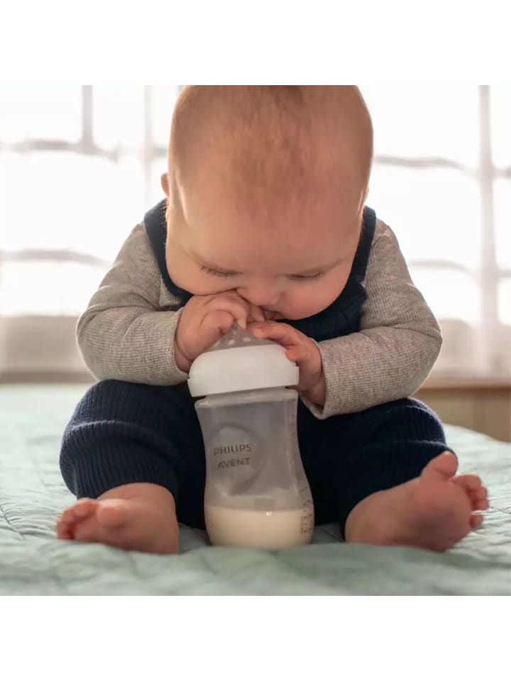 Philips Avent PP-Flasche 2er Pack Natural Response 260ml   Silikon-Sauger in weiss günstig kaufen onesize