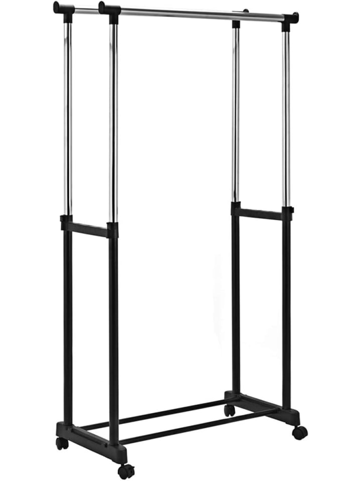 COSTWAY Kleiderständer in Schwarz günstig kaufen 43 cm
