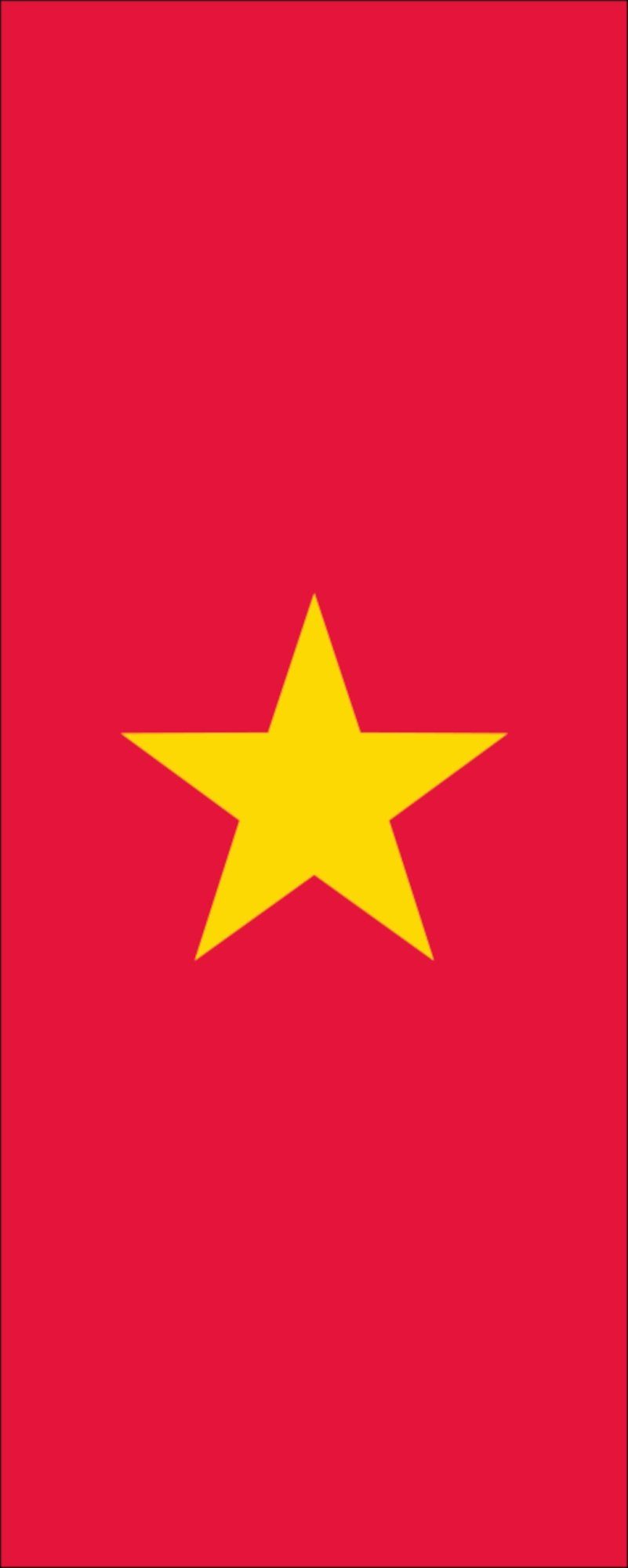 flaggenmeer Flagge Flagge Vietnam 110 g/m² Hochformat