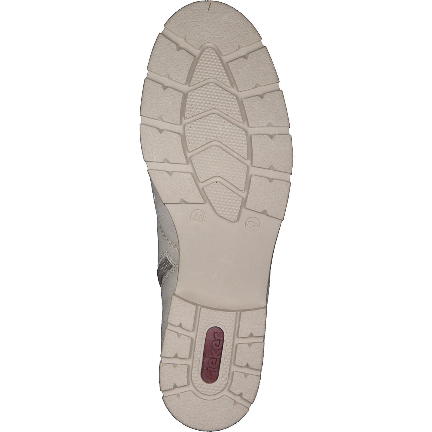 Rieker Z3584, Chelsea Boots, Damen, Beige