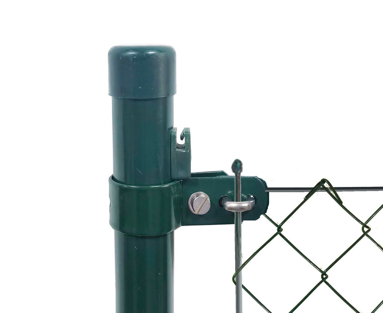 Powertec Garden Maschendrahtzaun Komplett-Set Lx15m Hx100cm