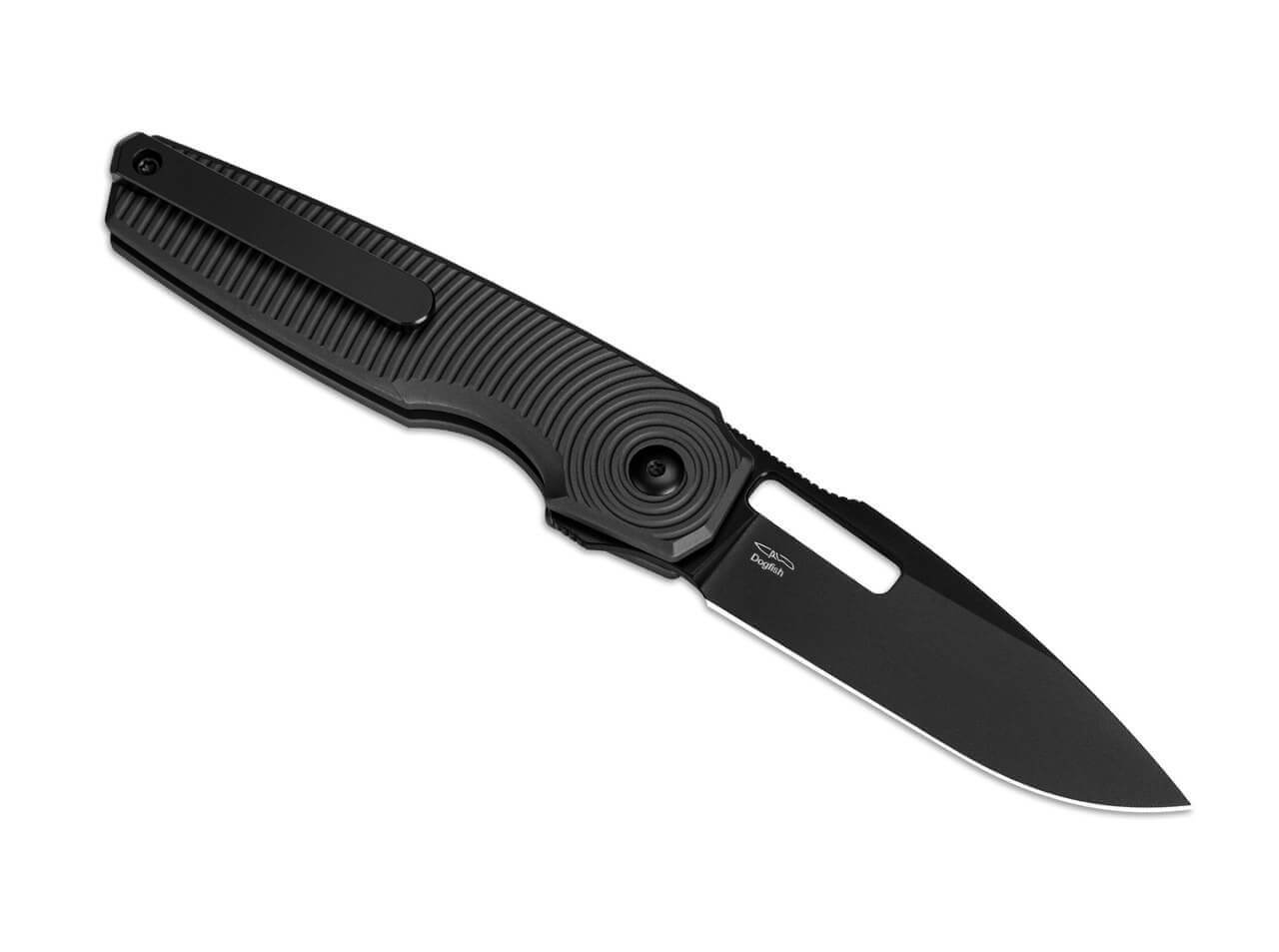 Dogfish Aluminum All Black Button Lock
