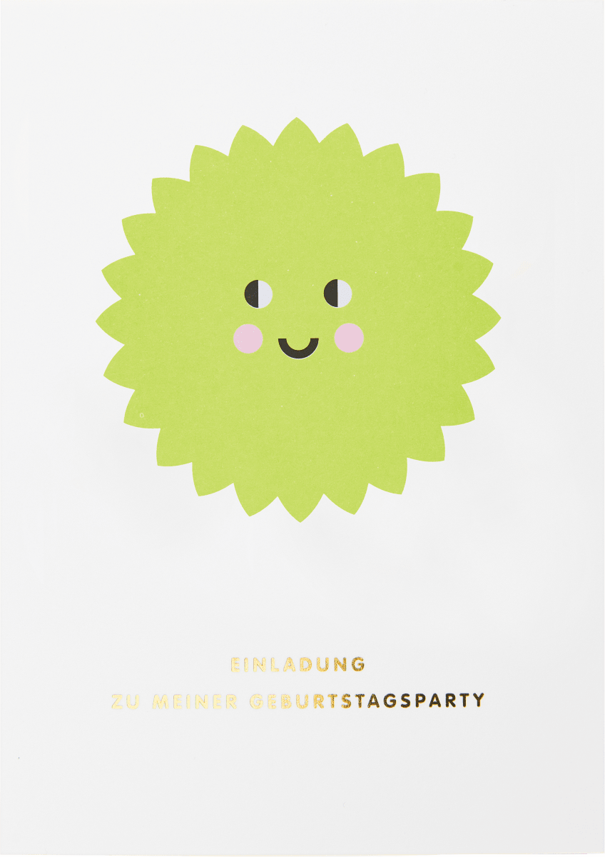 Papierblock mit Einladungskarten (5 Designs), 10 St