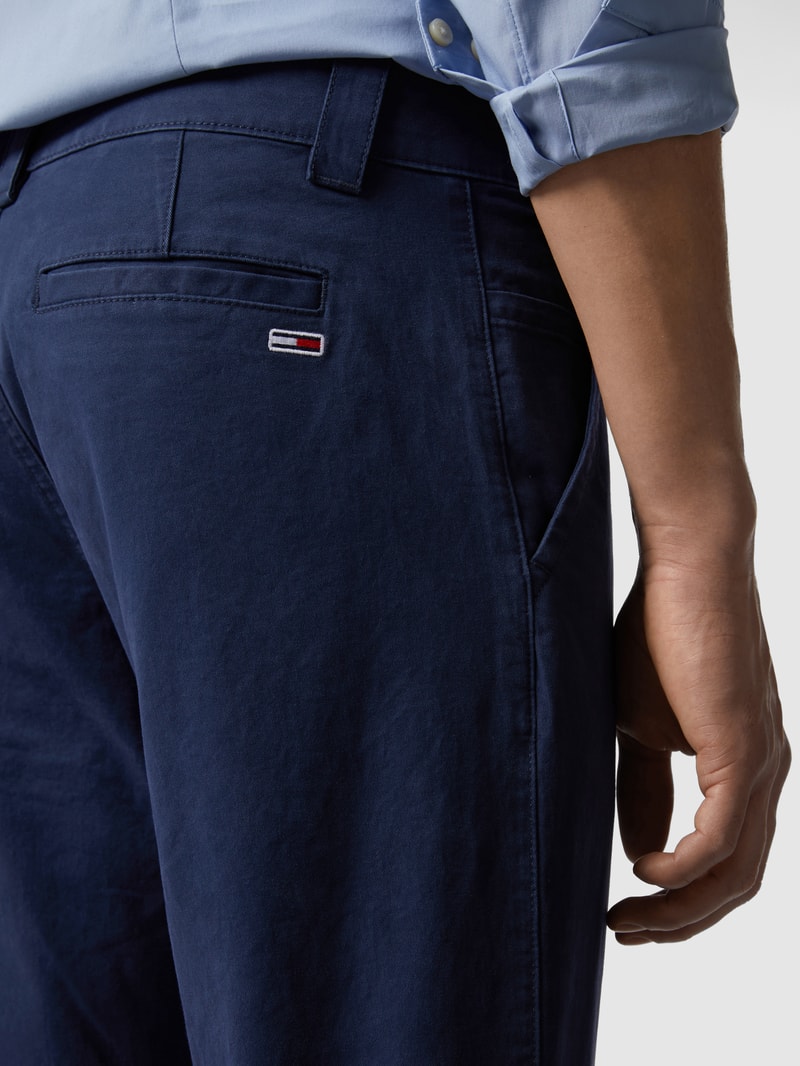 Slim Fit Chino mit Stretch-Anteil Modell 'Scanton' in marineblau