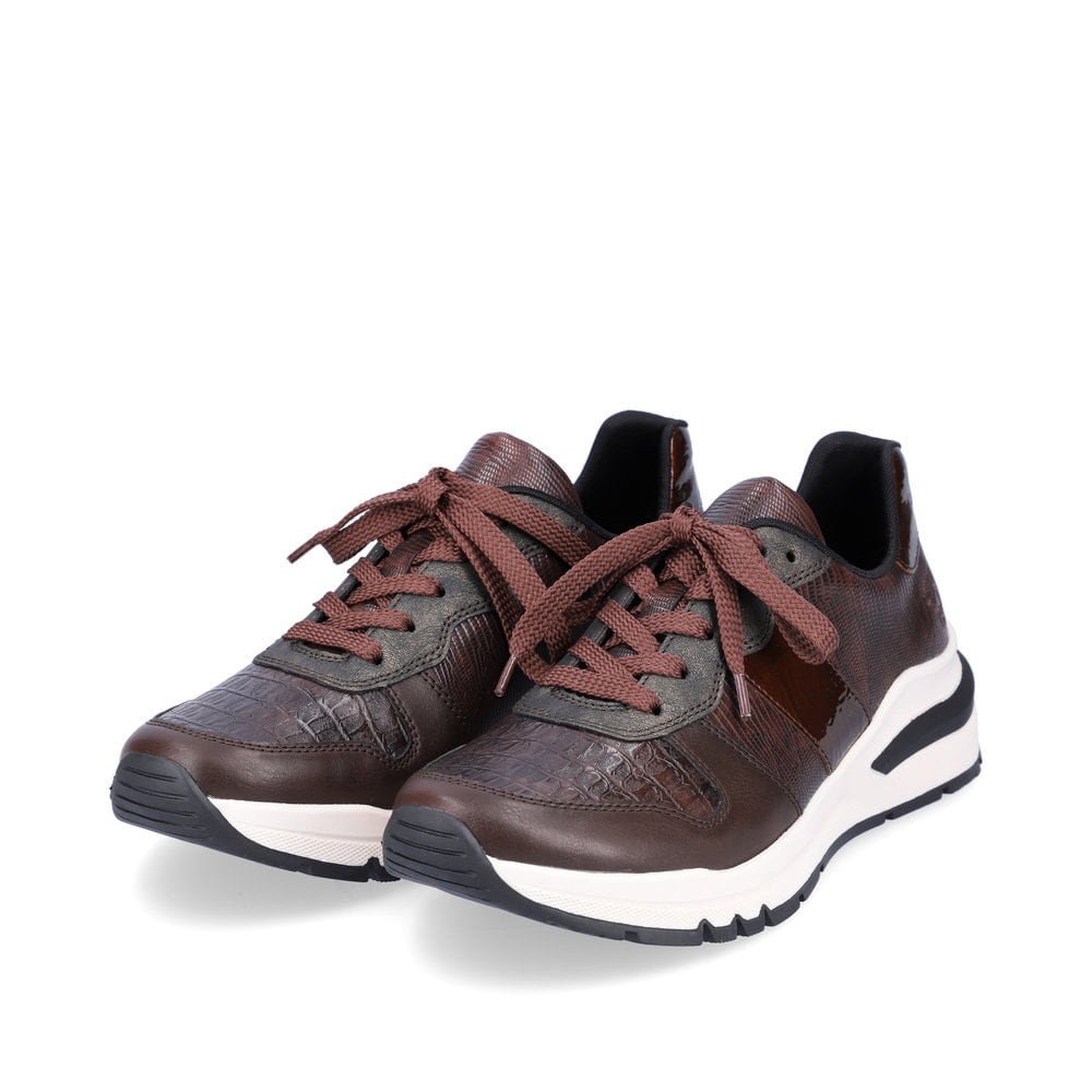 Rieker Damen Sneaker Low kaffeebraun