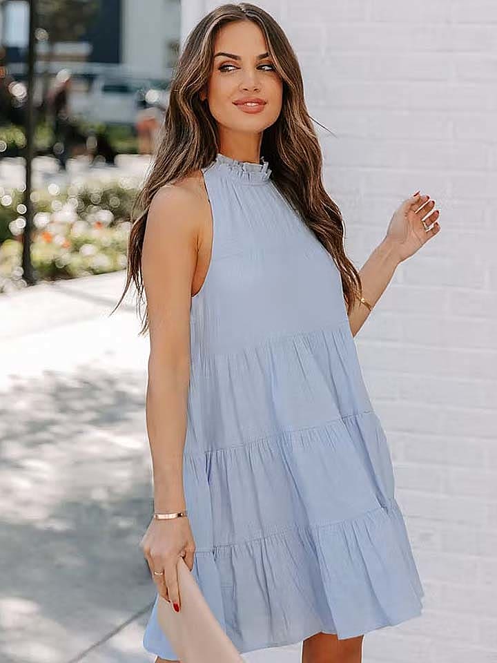 Tina Kleid in Hellblau günstig kaufen M