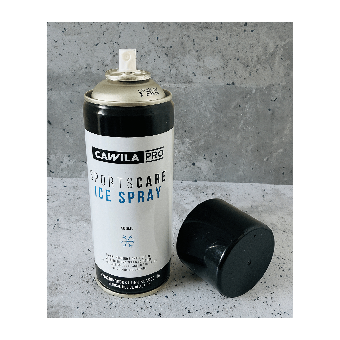 Cawila PRO SportsCARE Ice Spray | 400ml | 12er Set Trainingszubehör Weiss