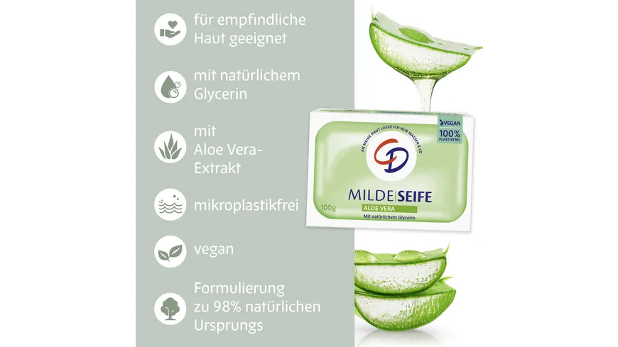 CD Milde Seife Aloe Vera 100 g