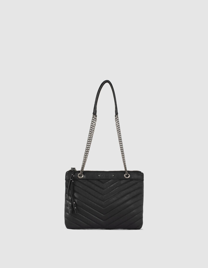 Sac double pochettes 1440 REPORTER en cuir matelassé femme