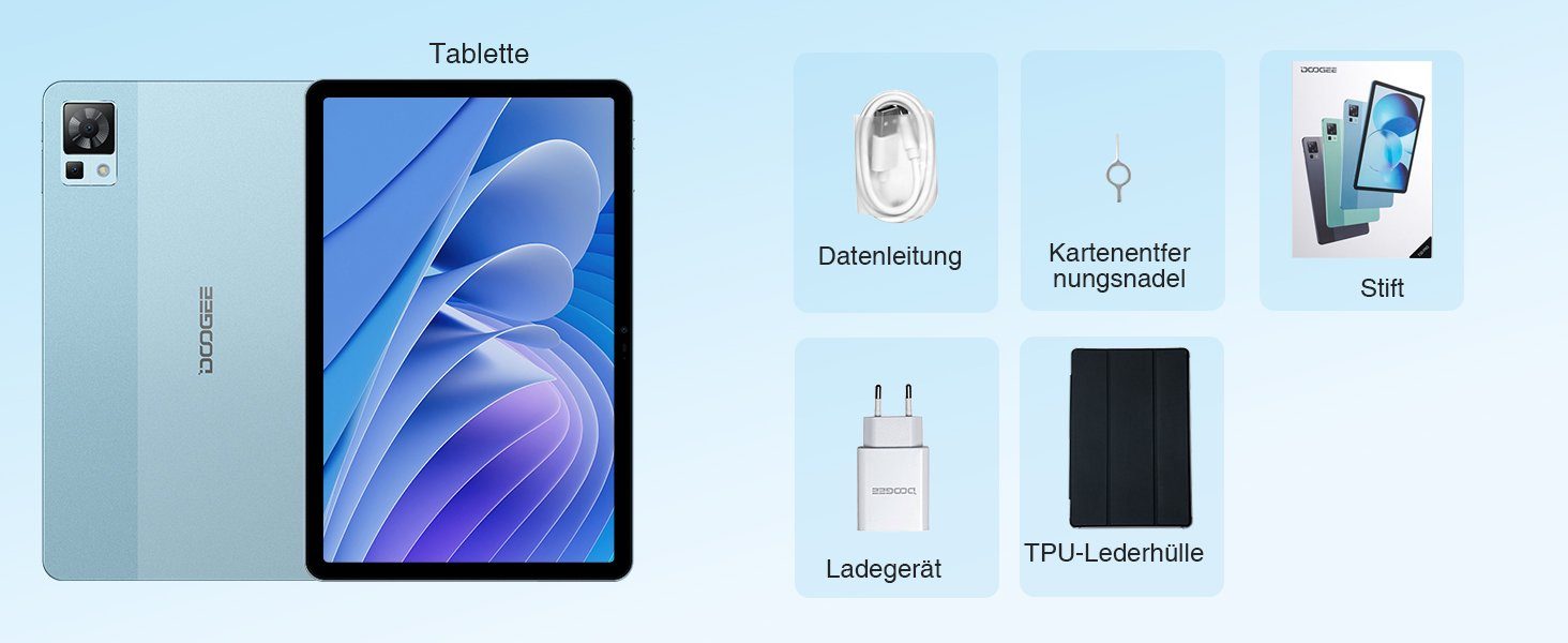 DOOGEE T30 PRO 2.5K Display Helio G99 Octa-Core 15GB RAM (2TB TF) Tablet (11