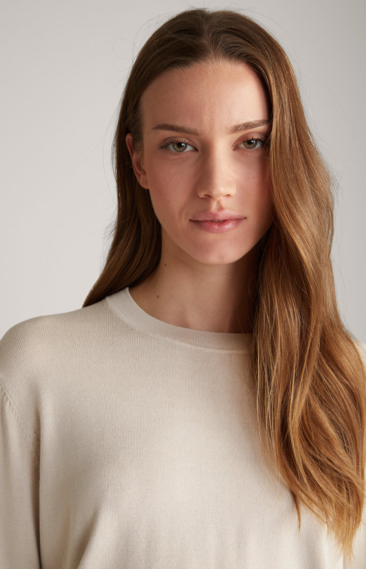 Langarmshirt in Nude