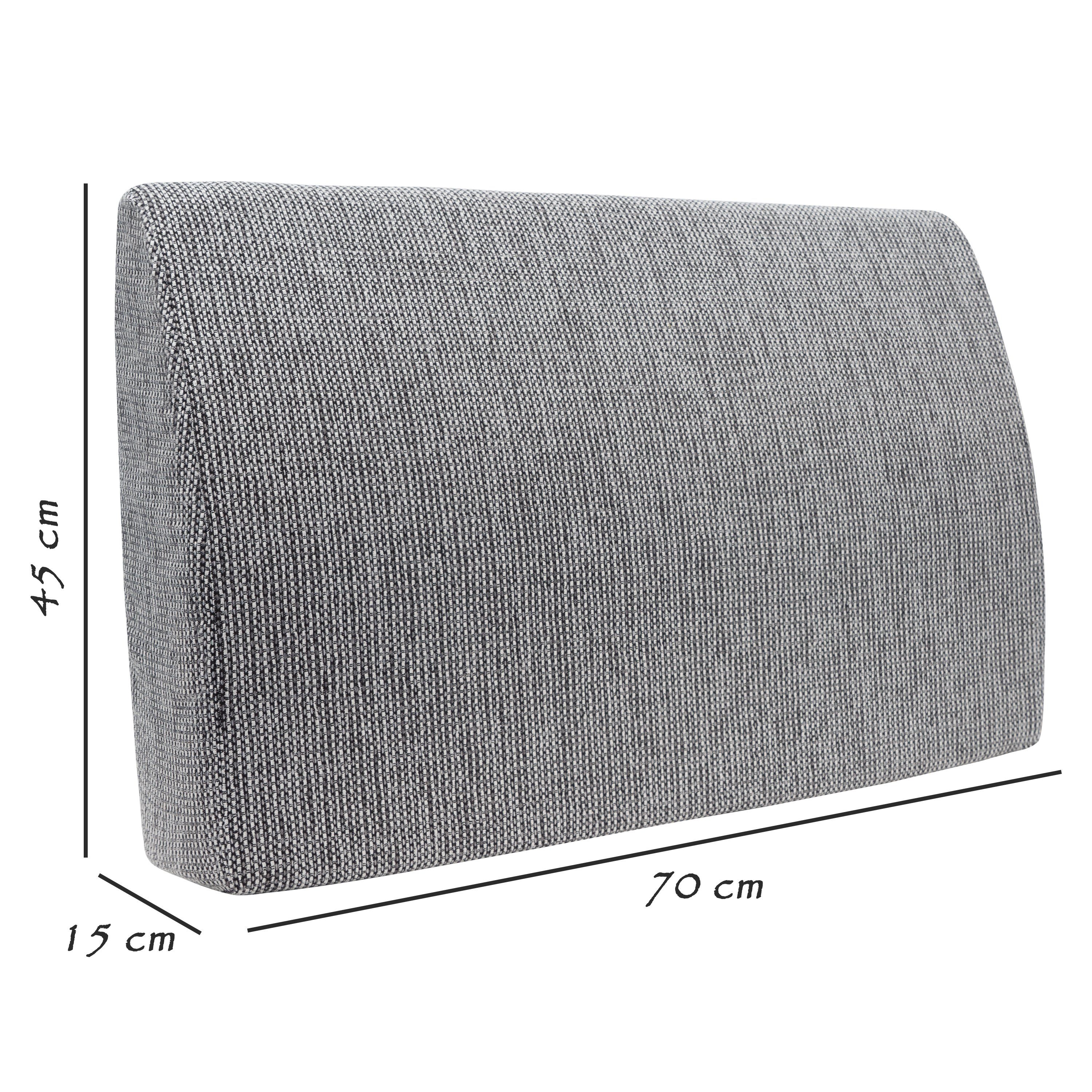 formalind Rückenkissen Rückenpolster, für Bett und Sofa, zum Fernsehen und Lesen, Schaumkern