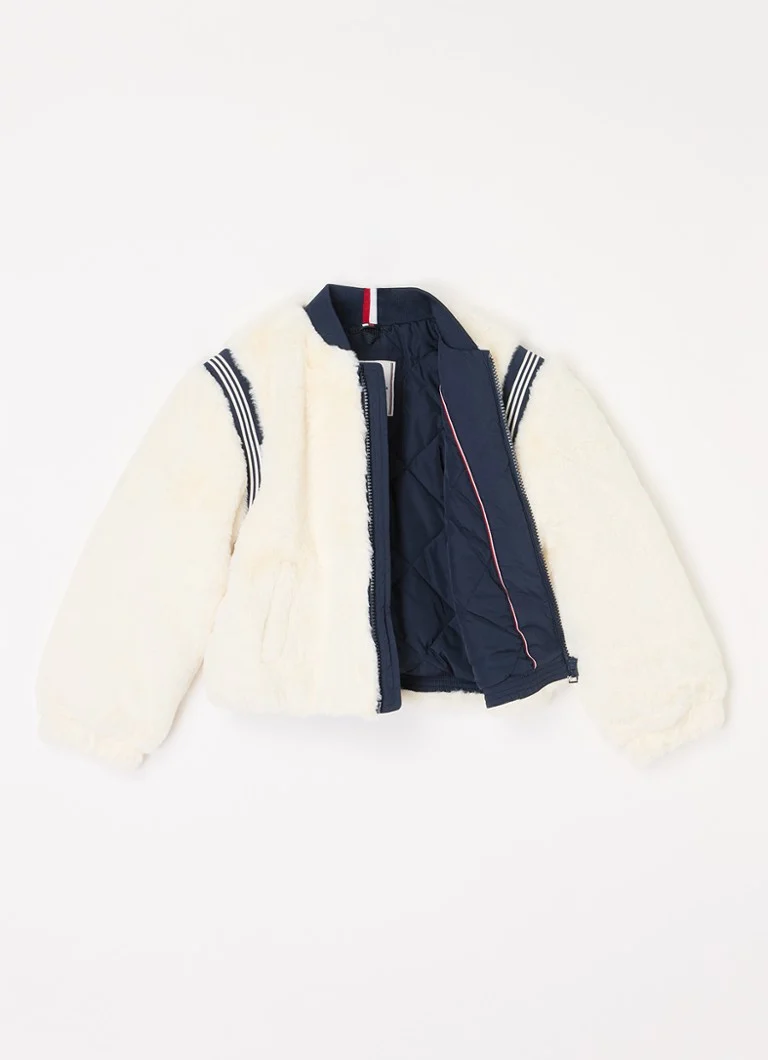 Kurtka typu bomber z pikowanej skóry ekologicznej Tommy Hilfiger