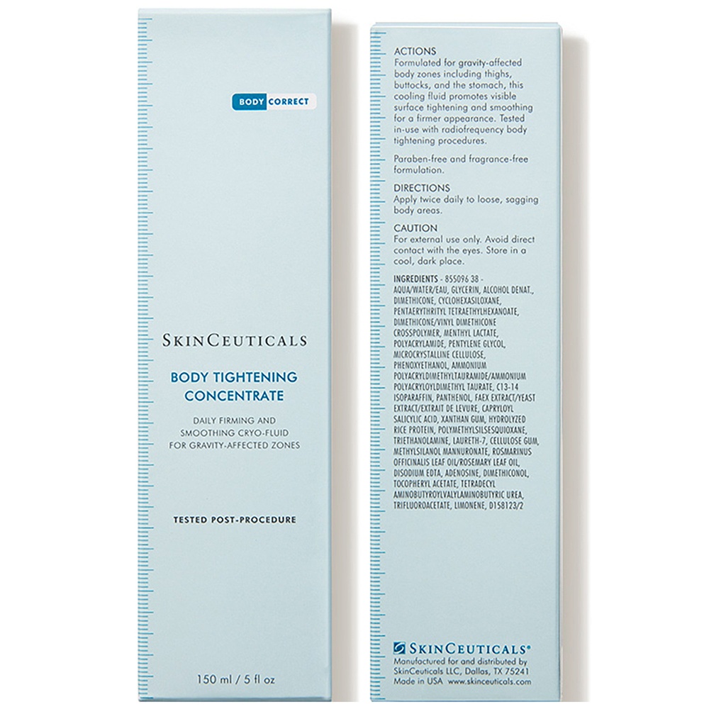 SkinCeuticals BODY TIGHTENING CONCENTRATE cryo-fluide raffermissant et lissant