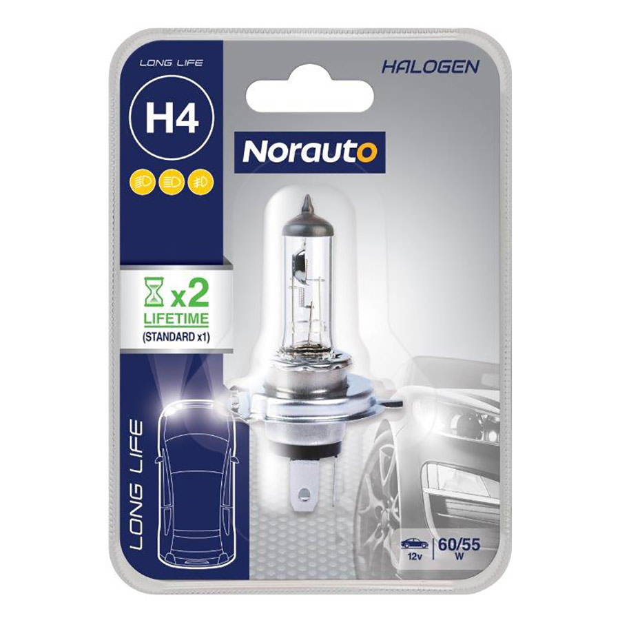 Norauto H4 Longlife Glühlampe, 1 Stück - ATU