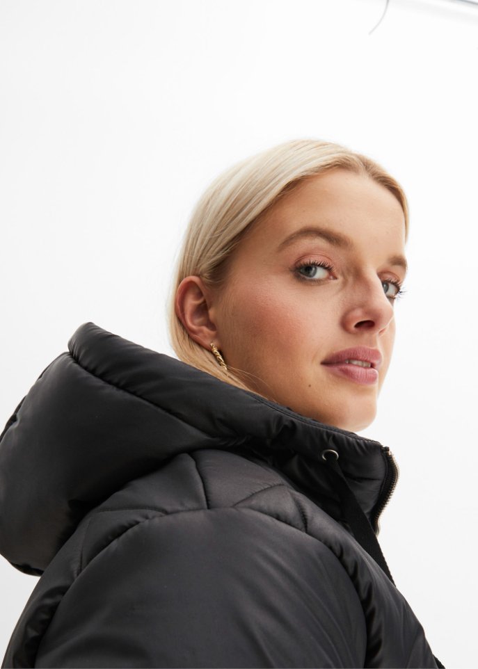 Steppjacke mit Kapuze