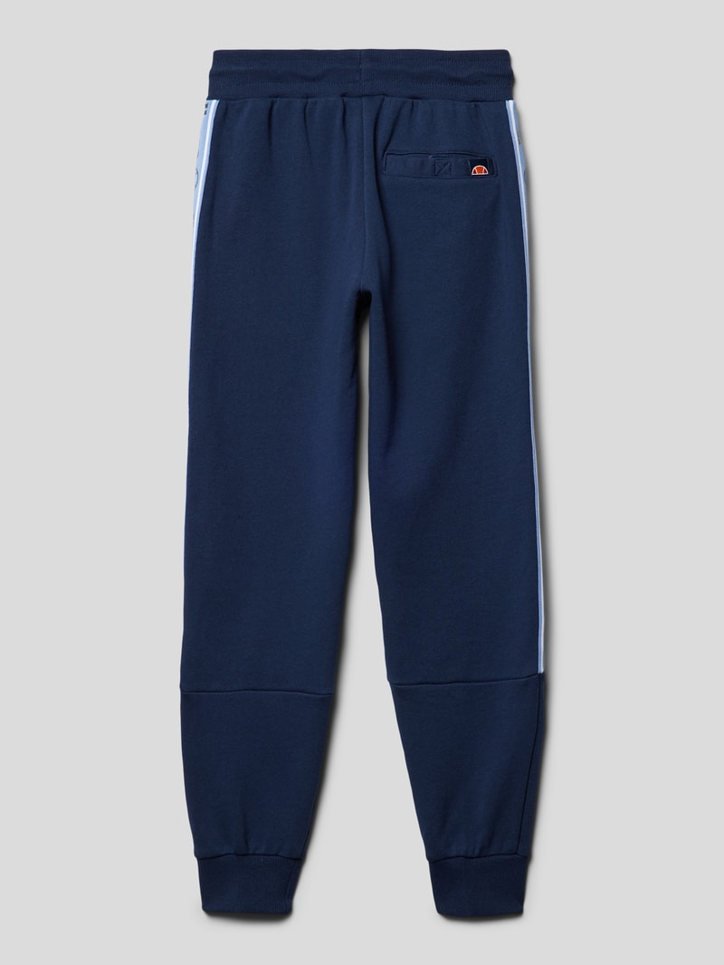 Sweatpants mit Label-Details Modell 'Sanpolo' in marineblau