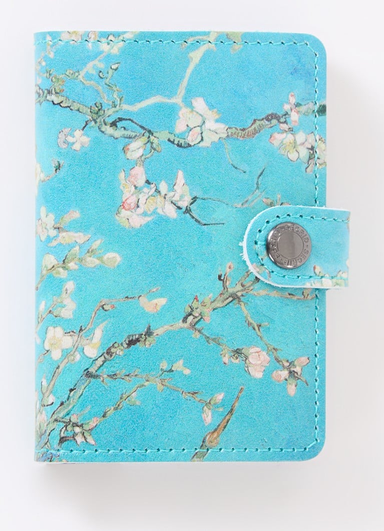 Portacarte in pelle Secrid con motivo Mandorlo in fiore di Vincent Van Gogh