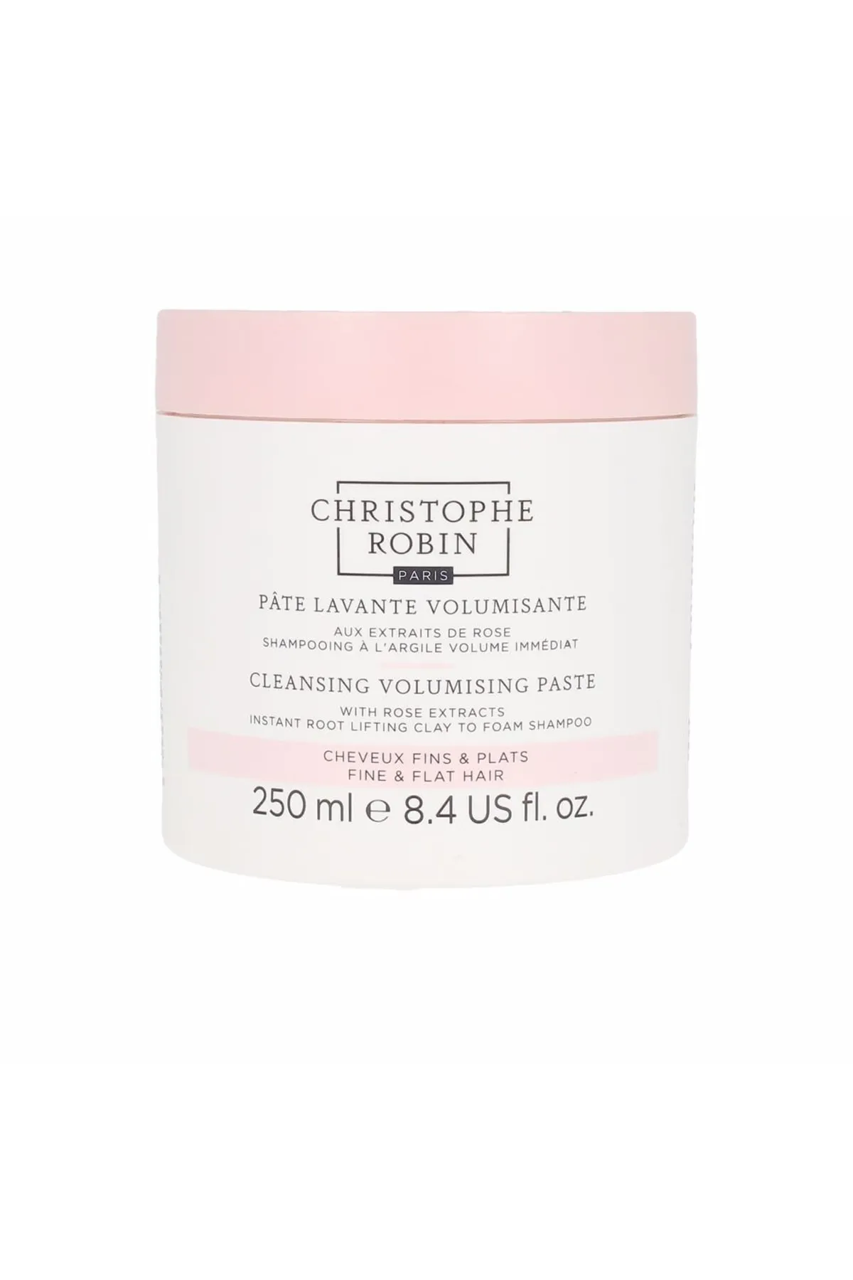 christophe robin  Volumenspendende Reinigungspaste mit reiner Rassoul-Tonerde und Rosenextrakten Christophe Robin 250 ml