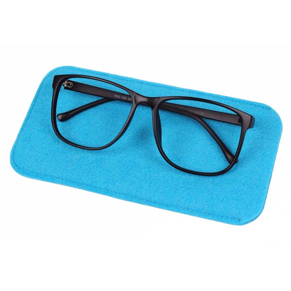 HIBNOPN Brillenetui Brillenetui Weiche Filz Sonnenbrille Brillen Tragbare Tasche 5er
