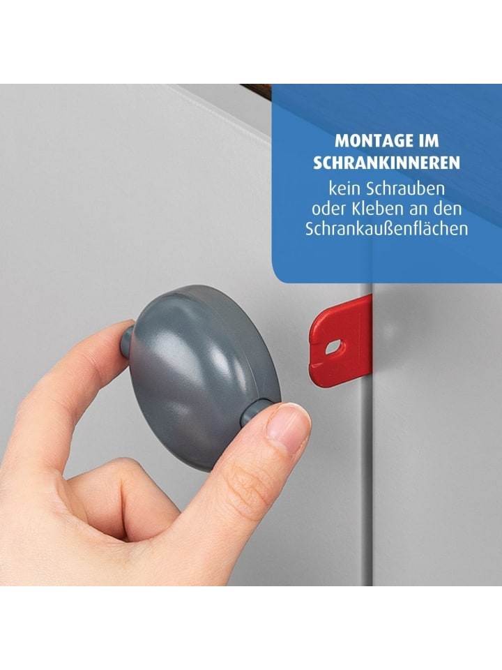 Reer Schrankschloss für Doppeltüren in Grau ab 6 Monate günstig kaufen onesize