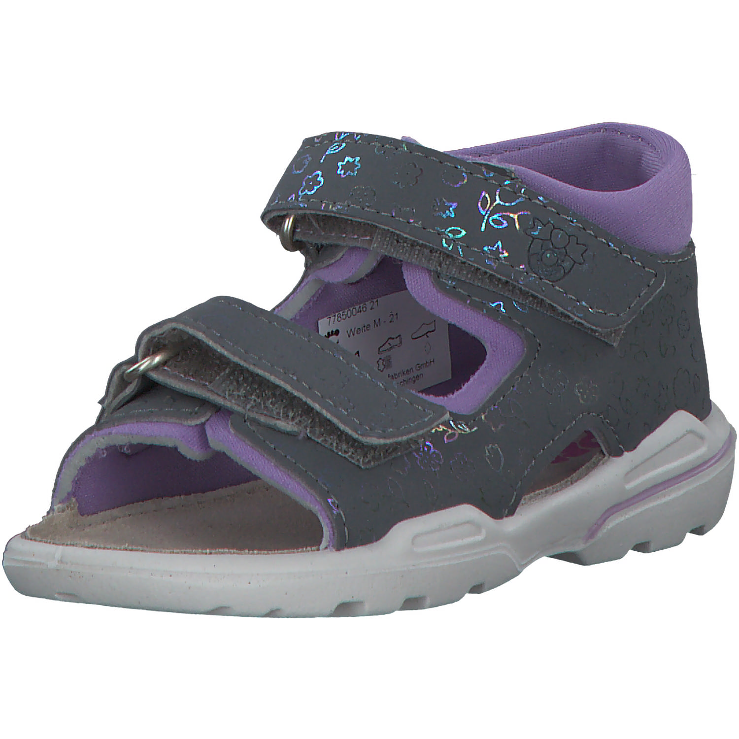 Ricosta Titu 3201702, Lauflernschuhe, Kinder, graphit/blueberry