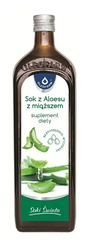 Oleofarm sok od aloe vere s pulpom