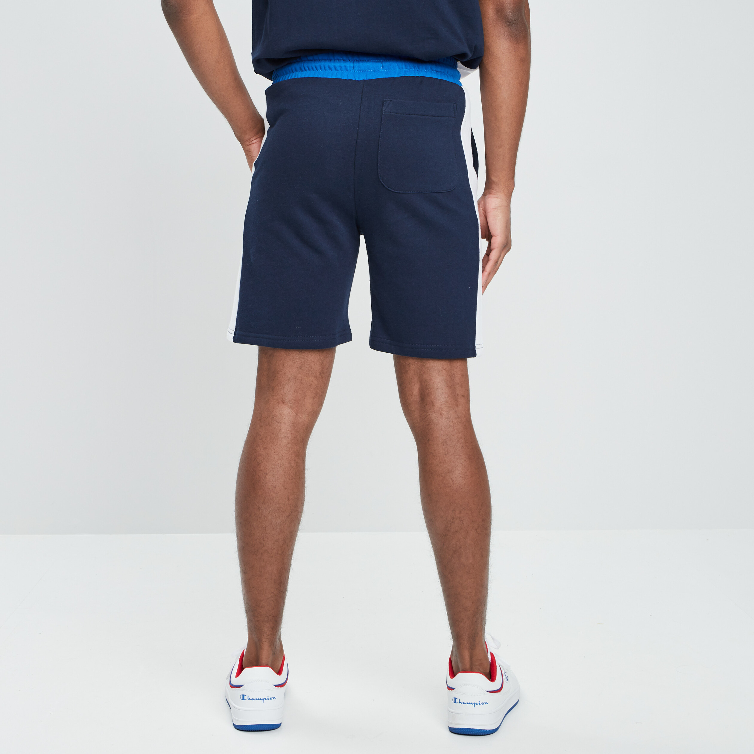 Short jogging droit Creeks bleu marine homme | La Halle
