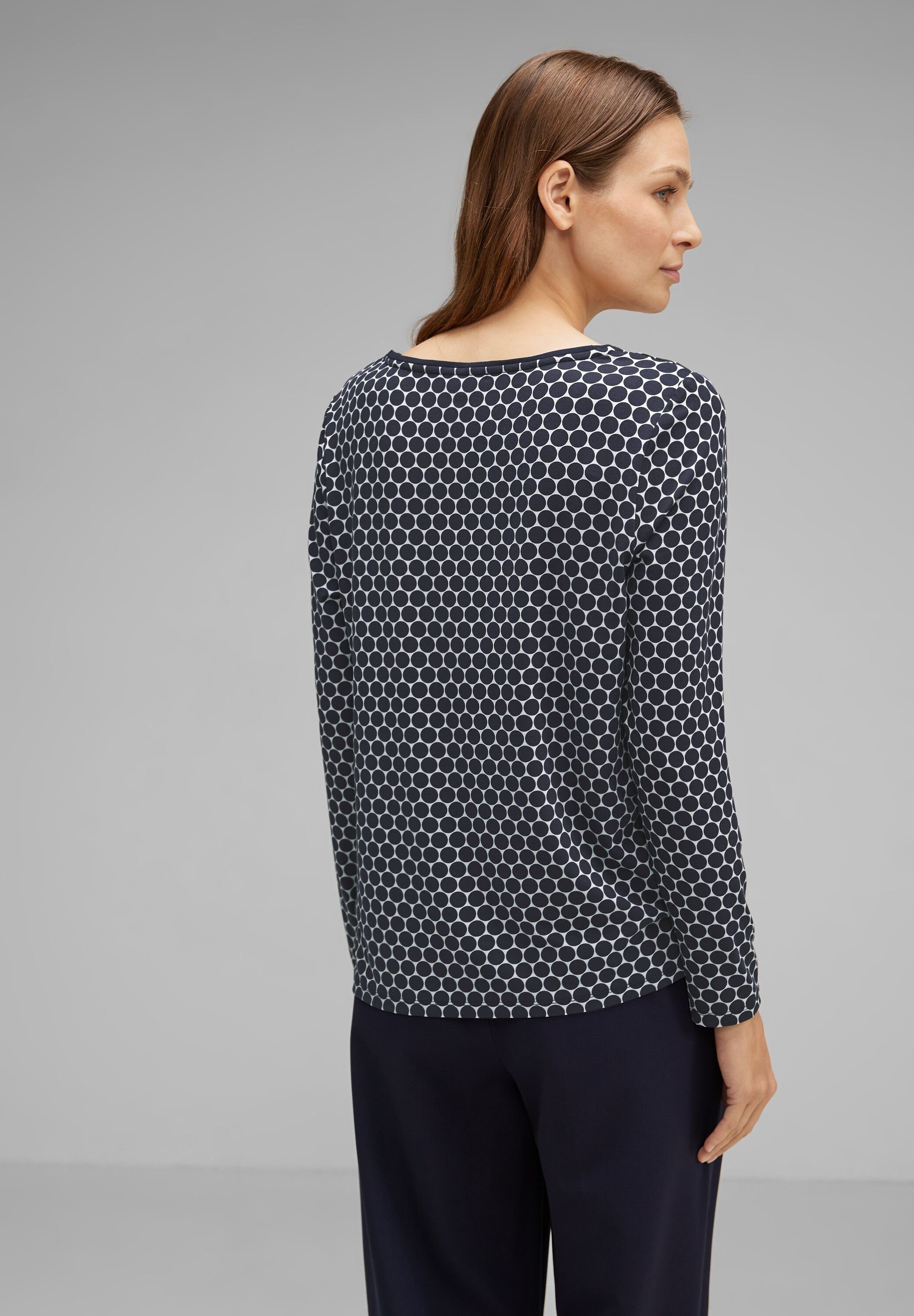 STREET ONE Langarmshirt mit Grafik-Print
