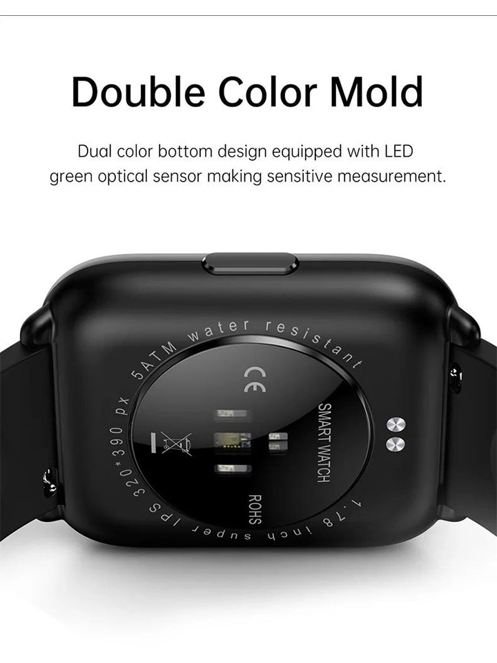SmartCase Smartwatch in Schwarz günstig kaufen onesize