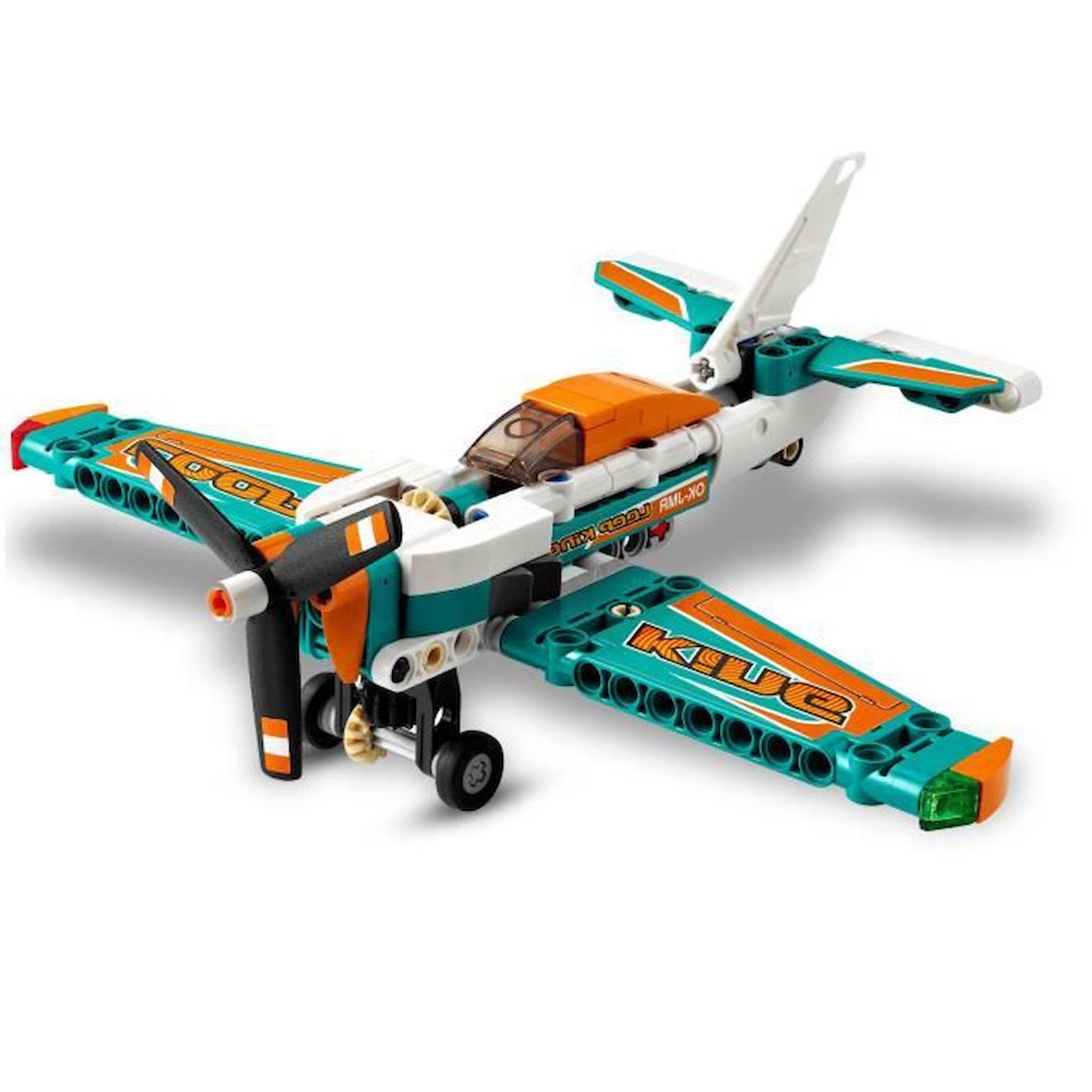 LEGO® Technic 42117 Avion de Course, Jeu de Construction, Aérien, Voltige, 7 Ans et Plus vert