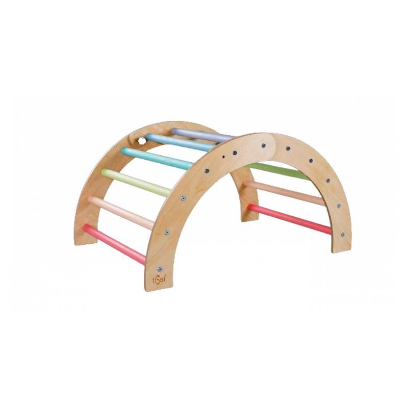 Arche d'escalade multicolore