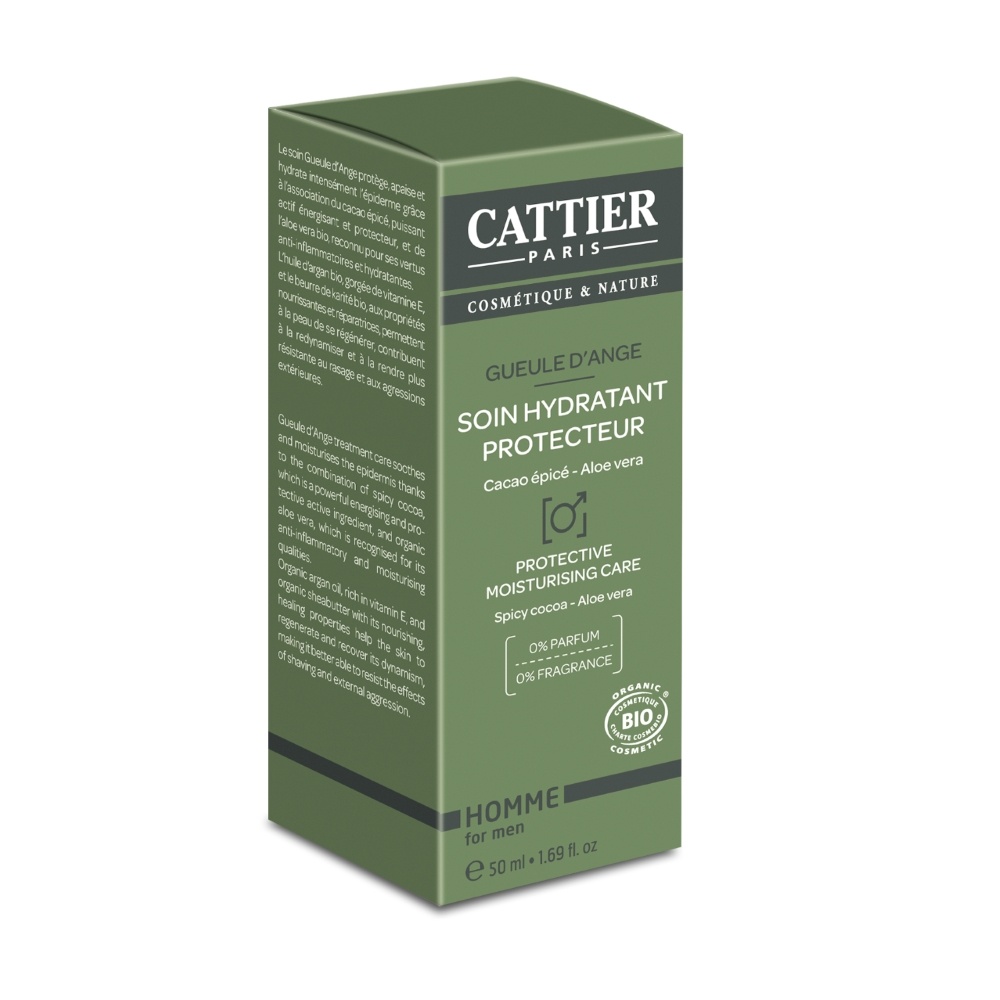 cattier Soin Hydratant Protecteur - Gueule d'Ang e - 50ml Soins Homme