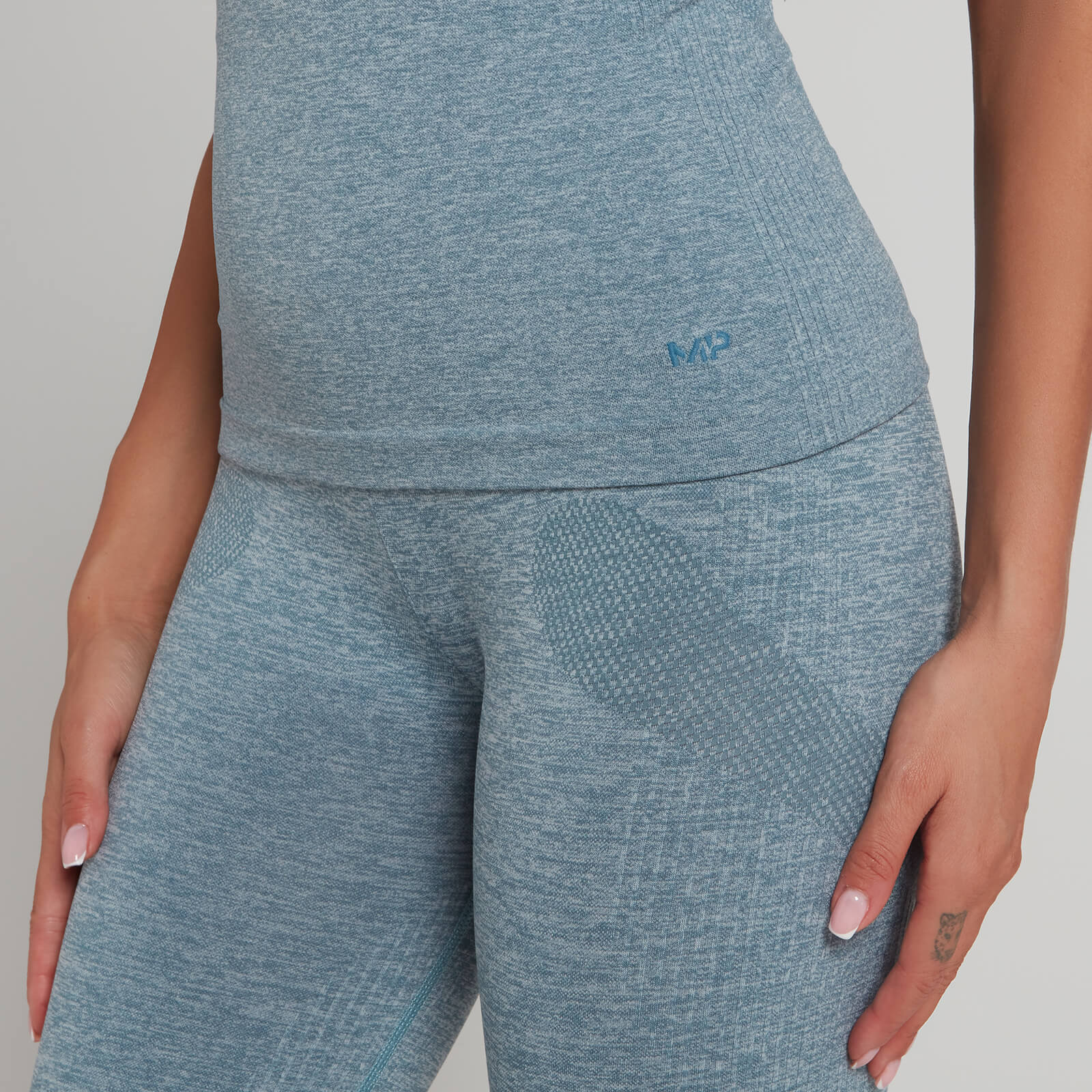 Débardeur sans coutures MP Dynamic Training pour femmes – Bleu glacé
