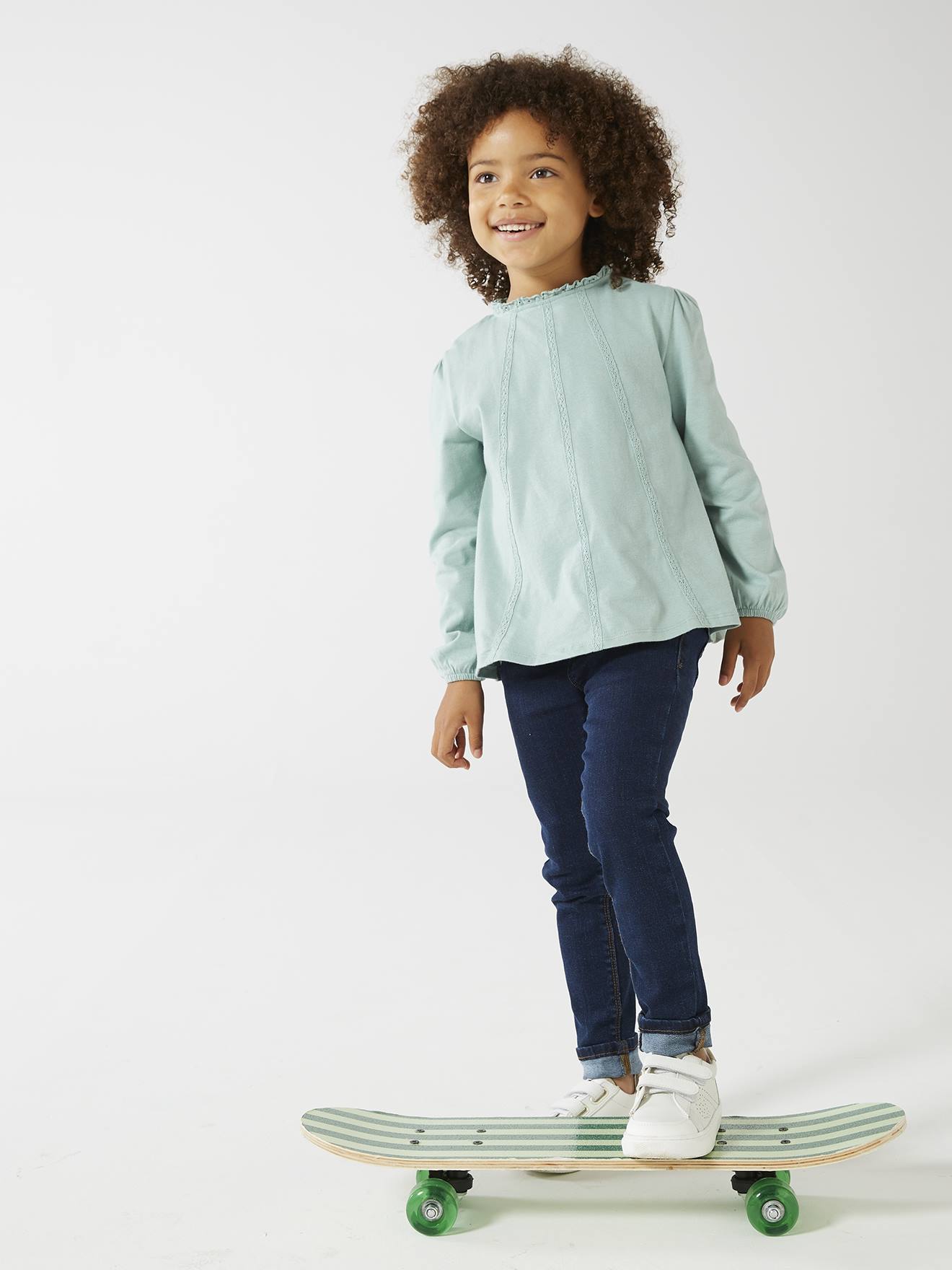 Jean tregging Basics fille stone