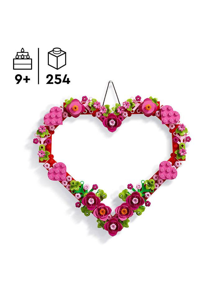 LEGO LEGO® Icons: Herz-Deko - ab 9 Jahren günstig kaufen onesize
