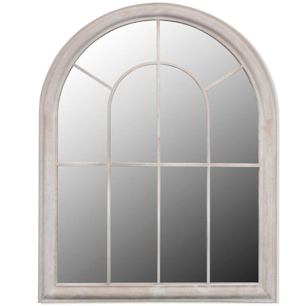 vidaXL Fenster Rustikaler Gartenspiegel Bogen 6989 cm für Indoor und Outdoor